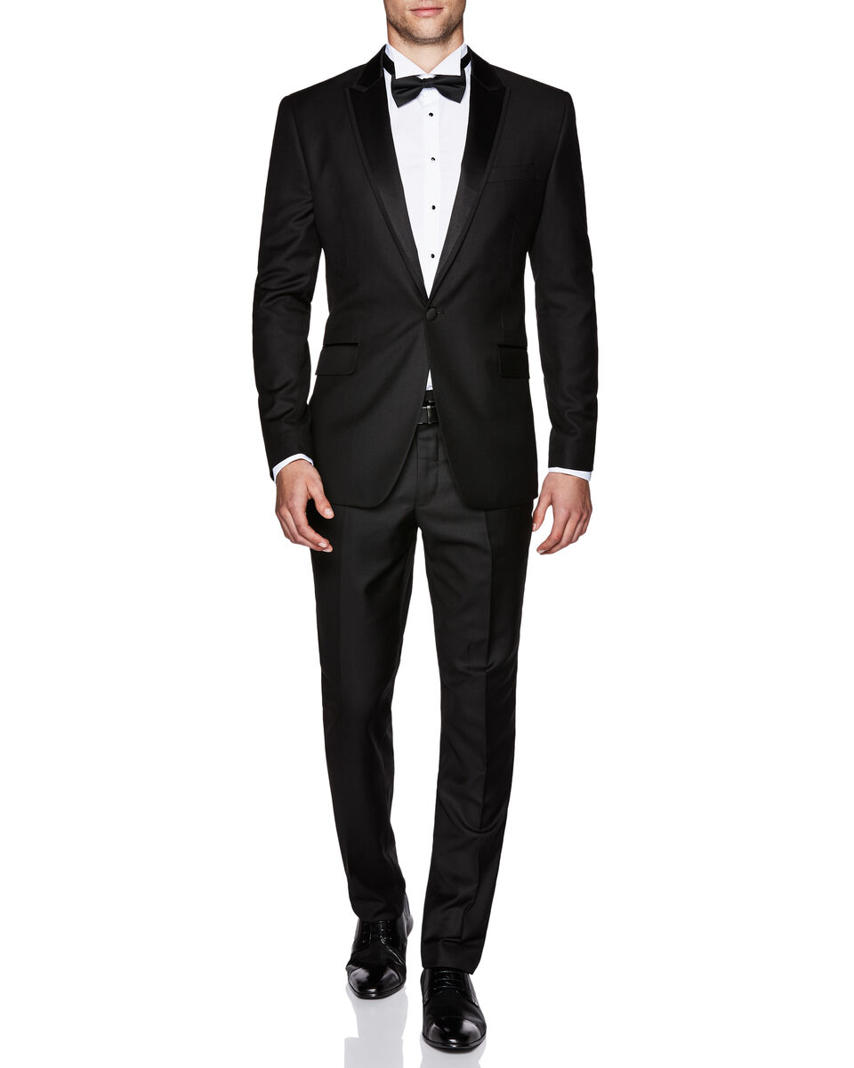 Safford Suit Pant, Black Chintz, hi-res